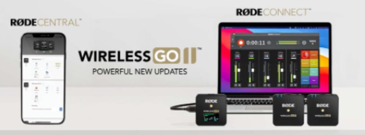 actualizaciones de Wireless GO II de RØDE