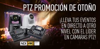 cámaras PTZ de Panasonic para producciones remotas en directo y en estudio