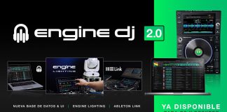Software Engine DJ 2.0 de Denon DJ con control de iluminación integrado