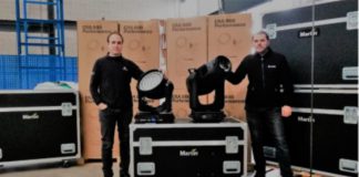 proyectores de cabeza móvil de LED de Martin