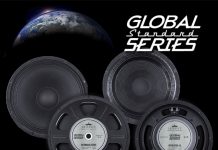 nueva serie de altavoces de audio profesional Global Standard de (GS)