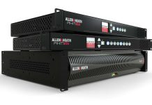 Dos nuevos procesadores matriciales para instalación de la Serie AHM de Allen & Heath Nuevos procesadores matriciales de Audio Serie AHM para instalación