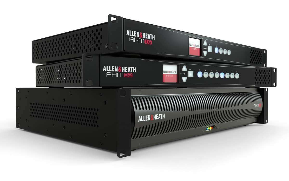 Nuevos procesadores matriciales de Audio Serie AHM para instalación