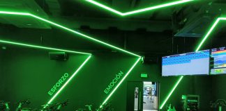 instalación de sonido profesional ara gimnasio por Bose Professional