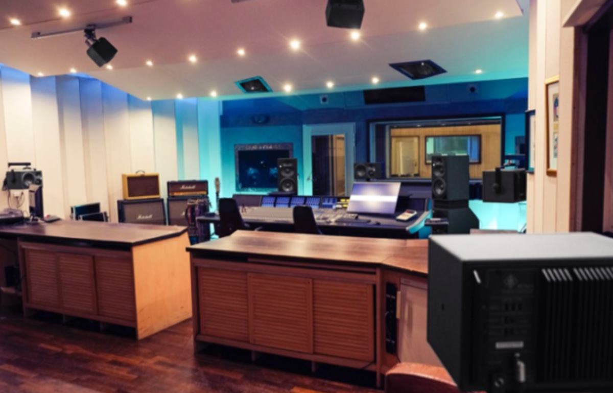 Monitores de estudio Neumann y Dolby Atmos