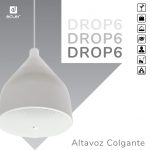 Nuevo altavoz colgante de 2 vías DROP6 para el mercado de la instalación nuevo altavoz colgante de 2 vías DROP6