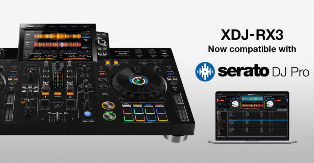 sistema DJ XDJ-RX3 con control USB-HID 