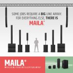 Sistema de sonido escalable MAILA de LD Systems