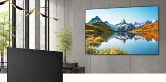 Pantalla LED de 130" FHDQ130+ QUAD todo en uno de Optoma