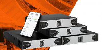 soluciones de audio profesionales para la instalación de Blaze Audio
