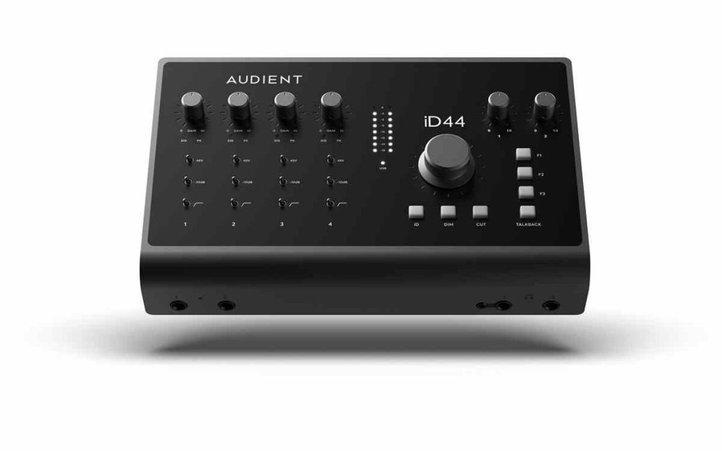 nueva interfaz de audio iD44 (MKII) de Audient