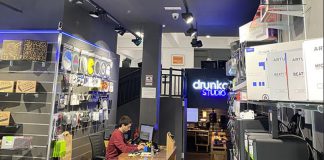 instalación de un sistema de sonido inalámbrico Audio Pro Business