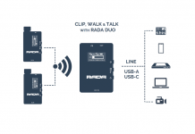 Nuevo sistema de microfonía inalámbrica RADA Duo adaptado a las necesidades actuales sistema de microfonía inalámbrica RADA Duo micrófono inalámbrico de solapa