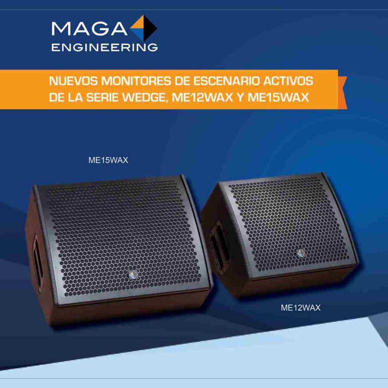 Nuevos monitores de escenario activos de MAGA Engineering