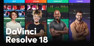 DaVinci Resolve 18.1 de Blackmagic Design