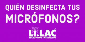 Esterilizador para micrófonos Li.LAC el nuevo estándar para la higiene profesional de microfonía