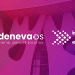 DENEVA en ISE 2023 presentando a DenevaDS su plataforma de Digital Signage
