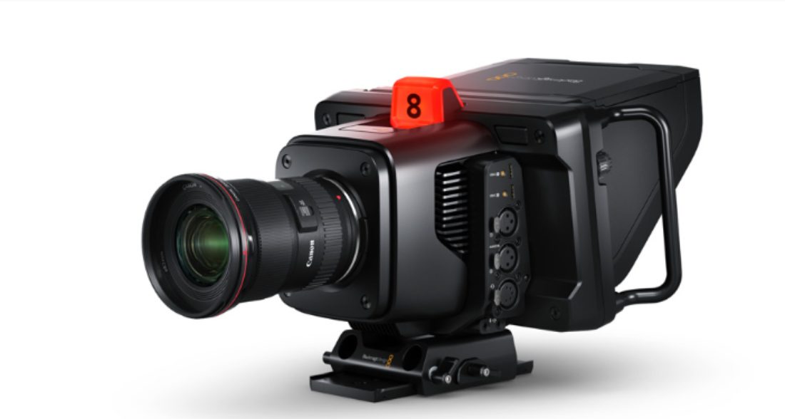 cámaras profesionales, especializadas para el directo, el modelo Blackmagic Studio Camera 6K Pro, y Blackmagic Studio Camera 4K Pro G2