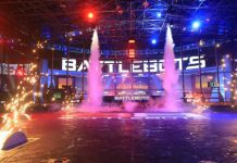 Altavoces Line Array para estadios de Biamp protagonistas en el espectáculo en directo BattleBots Live Show Experience