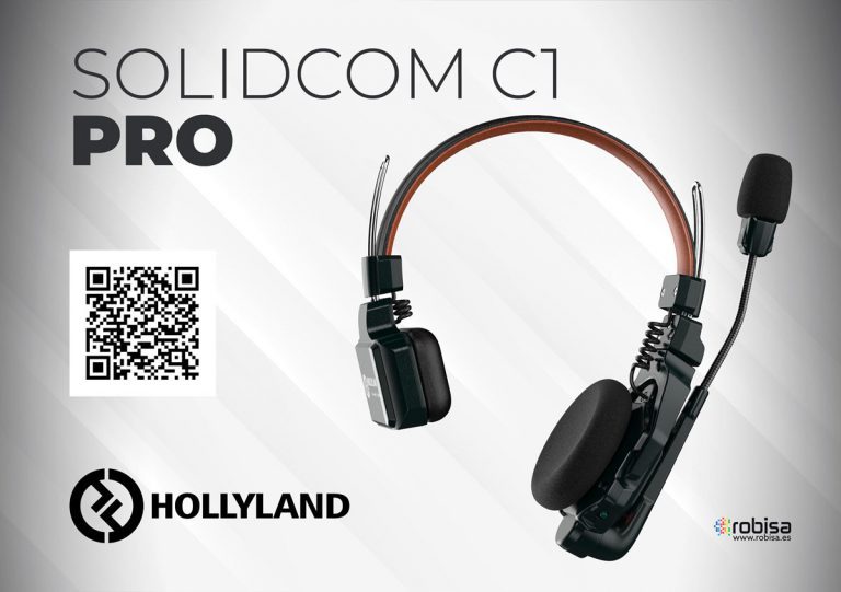Nuevo Solidcom C1 Pro INTERCOM inalámbrico de Hollyland, el primer sistema ENC con micro dual del mundo