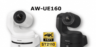 Nueva cámara PTZ 4K AW-UE160 de Panasonic, descubre las Características, Accesorios, Software, Vídeos y Descargas
