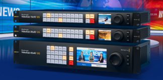 Nuevas matrices de conmutación Blackmagic Videohub 12G para producciones y transmisiones en directo