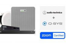 Array de techo ATND1061DAN de Audio-Technica obtiene la certificación Zoom Rooms