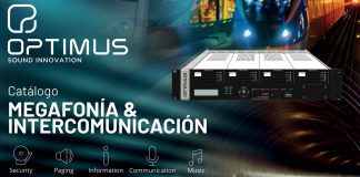 Catálogo OPTIMUS de megafonía, alarma por voz e intercomunicación 2023