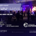 Las nuevas soluciones de iluminación para exteriores, broadcast de Cameo en Prolight + Sound 2023