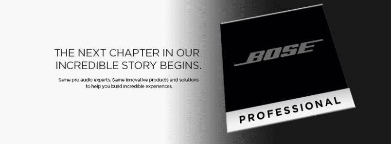Bose Professional intensifica y potenciara sus esfuerzos focalizándose en el mercado audiovisual profesional