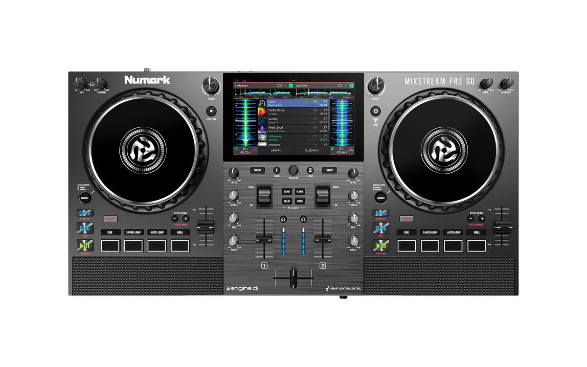 Mixstream Pro Go de Numark un nuevo e innovador controlador DJ, primero y único controlador inalámbrico para DJs