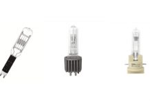 Lámparas halógenas y lámparas LED profesionales, su tecnología para la iluminación de la industria del entretenimiento, características y ventajas