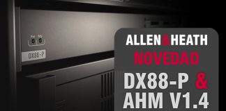 soluciones para instalaciones de Allen & Heath DX88-P y AHM V1.4
