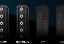 Serie PIXBAR® G2 IP65 de Cameo barras LED para teatros o estudios de televisión