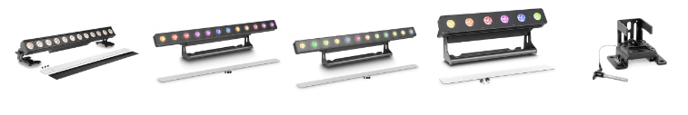 Serie PIXBAR® G2 IP65 de Cameo barras LED para teatros o estudios de televisión