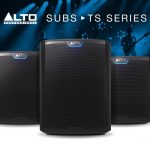Alto Professional proporciona sonido con una base sólida con sus nuevos subgraves de alta potencia Serie TS