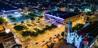 Impresionante espectáculo de videomapping con los proyectores láser 1DLP Serie HS de Christie en la Catedral de Tuxtla