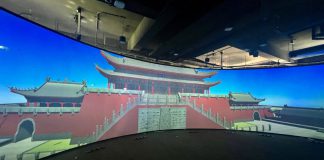 La Serie GS de Christie con sus proyectores láser 1DLP® en un innovador laboratorio de realidad virtual inmersiva