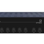 Amplificador mezclador de 240 W RMS para aplicaciones generales de megafonía y alarma por voz.