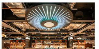 El sistema Pioneer PRO AUDIO en el salón de comidas Arcade de más de 7.000 metros
