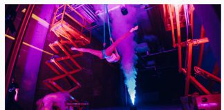 El evento de la inauguracion de un importante centro comercial de Estonia con los equipos de iluminacion de highlite