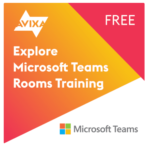 Cursos de formación de Microsoft Teams Rooms gratuitos y ya disponibles con AVIXA