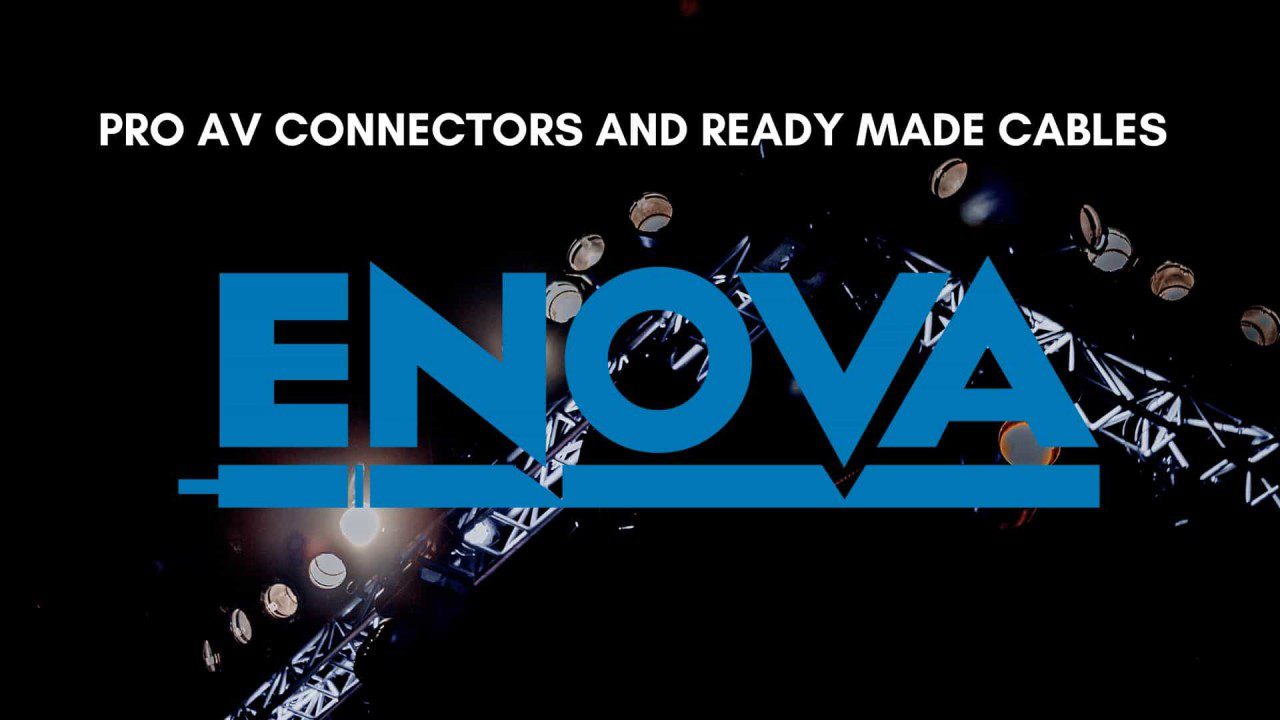 Representación de los conectores y cableado acabado de Enova Solutions por nRider Systems