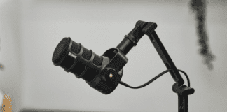nuevo brazo de estudio con base pesada DS2 de RØDE