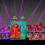 Proyeccion con Christie Crimson en Old Fort india