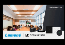 Averigua todo acerca de la colaboración de Sennheiser y Lumens y los excelentes resultados para reuniones colaboración de Sennheiser y Lumens