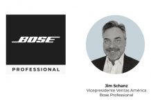 Jim Schanz Vicepresidente de Ventas de Bose Professional Jim Schanz vicepresidente de Ventas de Bose Professional