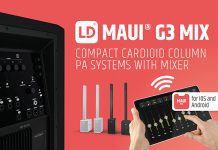 Presentación de la Serie MAUI G3 MIX de LD Systems, con mesa de mezclas integrada la nueva referencia para las actuaciones en directo Presentación de la Serie MAUI G3 MIX de LD Systems, con mesa de mezclas integrada la nuea referencia para las actuaciones en directo