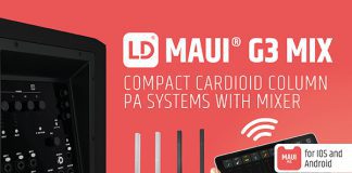 Presentación de la Serie MAUI G3 MIX de LD Systems, con mesa de mezclas integrada la nuea referencia para las actuaciones en directo