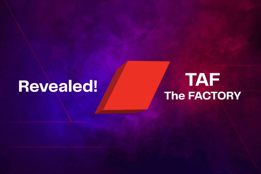 nuevo logotipo e imagen de TAF Truss Aluminium Factory